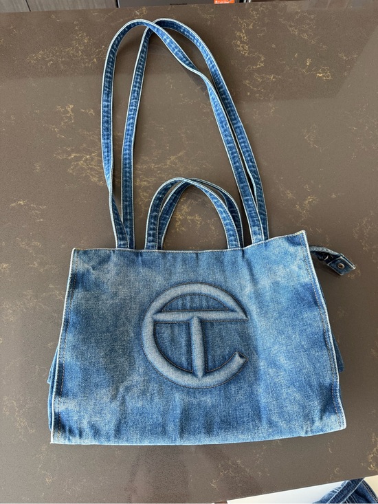 Telfar Handbags - Telfar Medium Denim Shopping Bag
